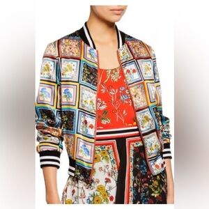 Alice & Olivia Reversible Bomber Jacket, size large